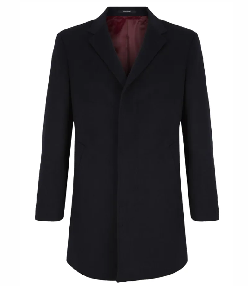 Douglas Bremmer Tailored Overcoat Navy 90191/79